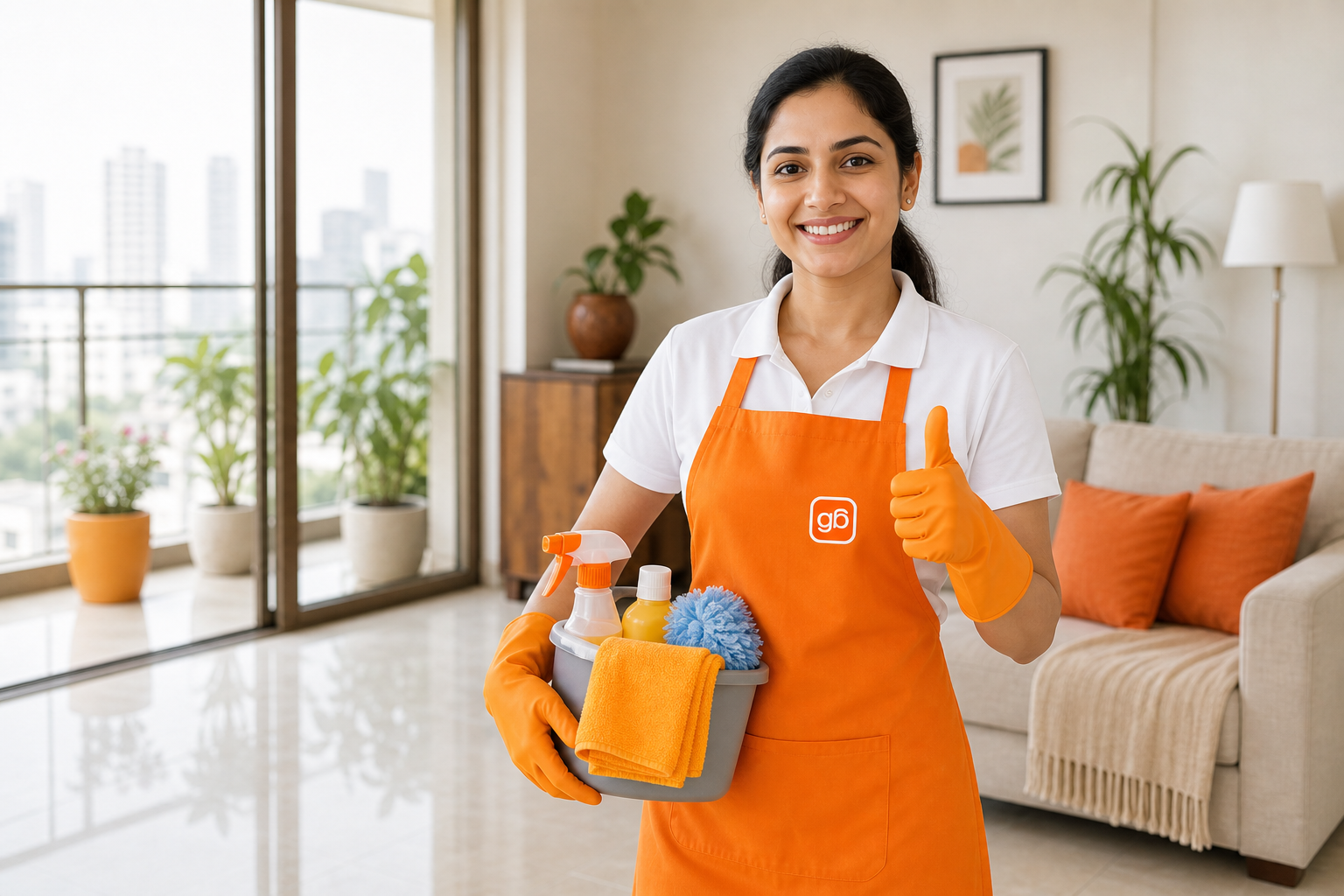 Verified GetBai home service professional in a Mumbai home