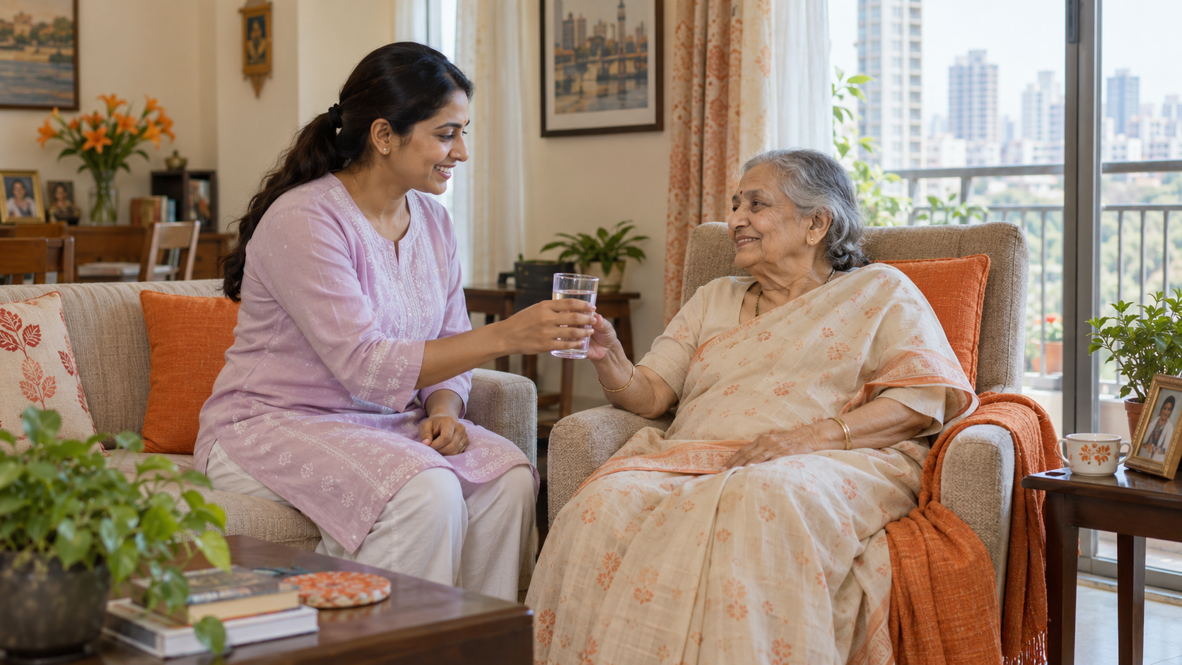 Patient Care Taker support at home in Mumbai